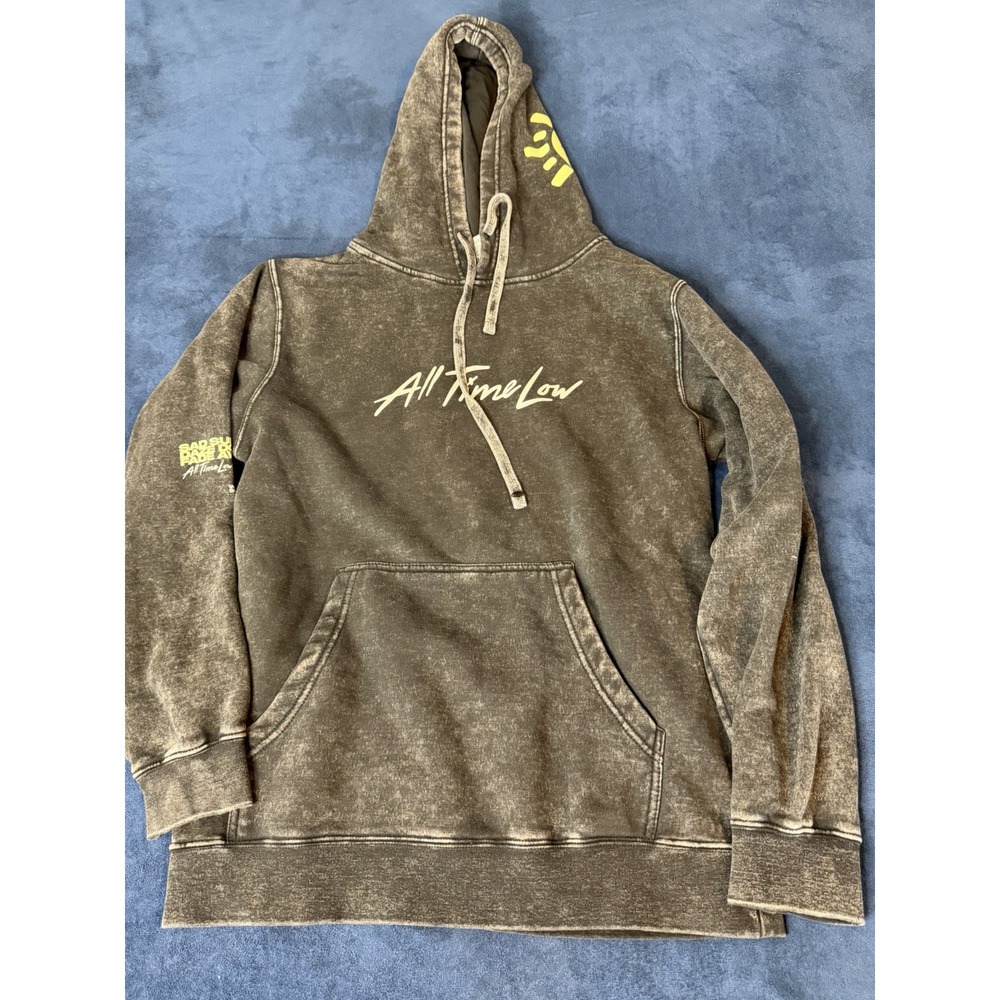 All Time Low Sad Summer Daze Dont Fade Away Tour Hoodie Mens Medium Gray